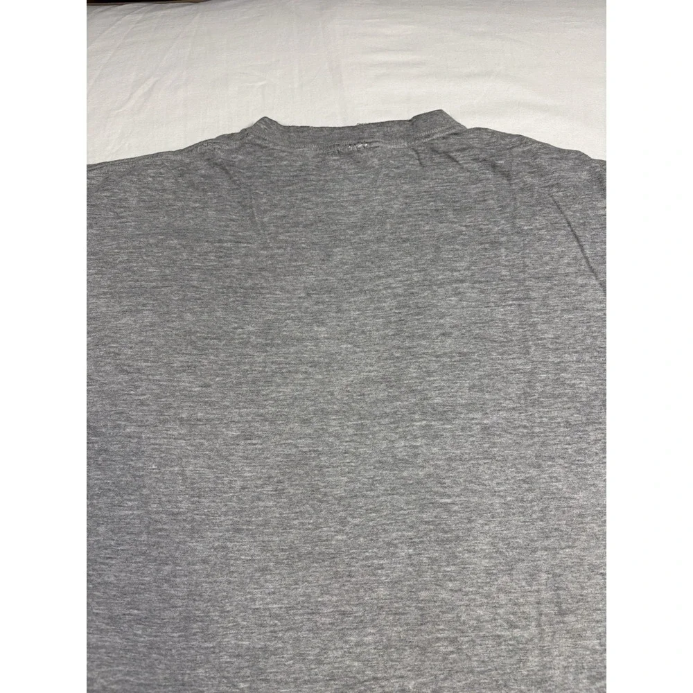 Vintage 90s Nike Red Tag Mini Swoosh T-Shirt Gray Made In USA Men's Medium M